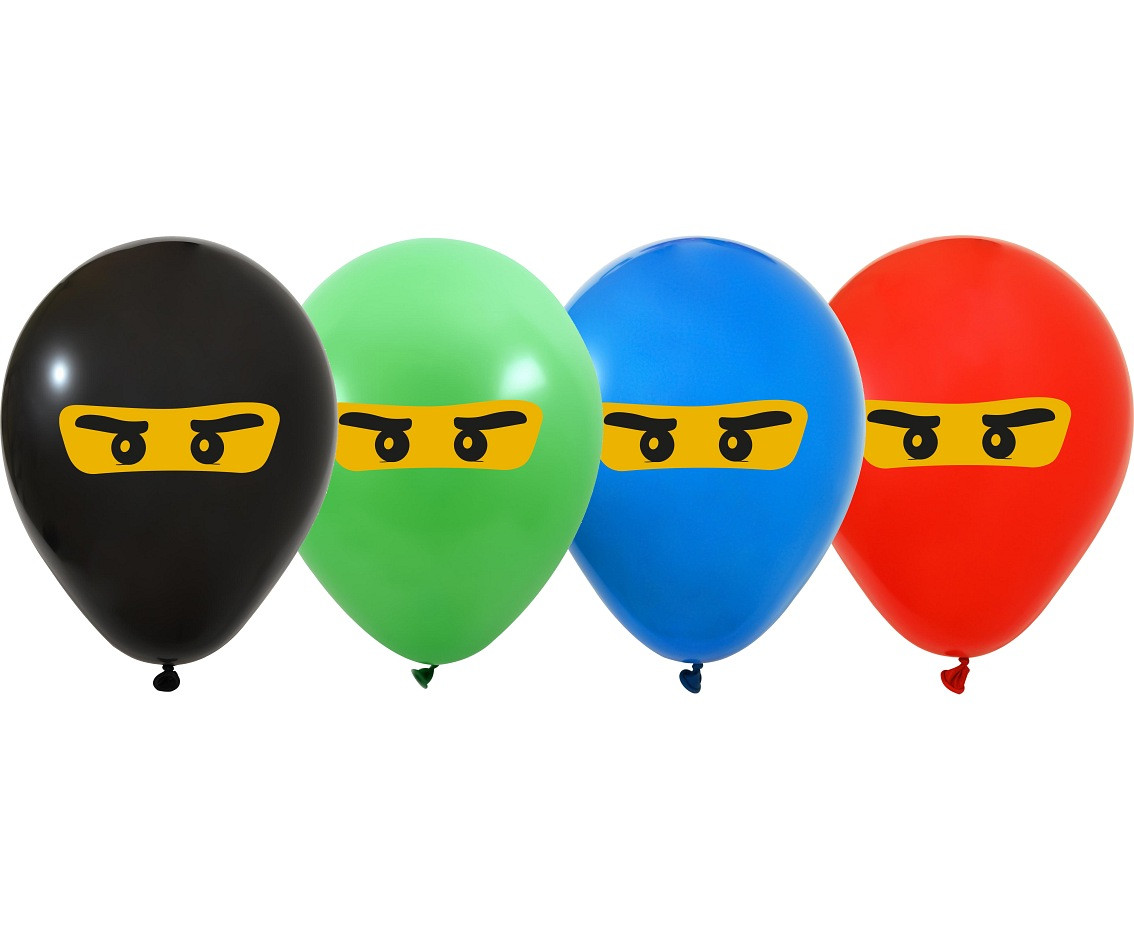 Balloon set Ninja, 12"/ 5 pcs
